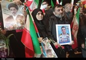 خادمان رضوی در اجتماع خونخواهی رهبر شهید در بجنورد