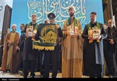 خادمان رضوی در اجتماع خونخواهی رهبر شهید در بجنورد
