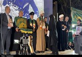خادمان رضوی در اجتماع خونخواهی رهبر شهید در بجنورد