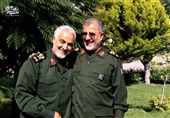 تصویر دیده‌نشده از شهید حاج قاسم سلیمانی و شهید محمد پاکپور