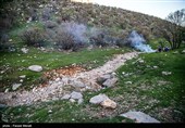 گردشگران در منطقه حفاظت شده چالابه - کرمانشاه