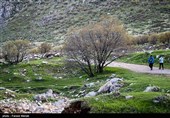 گردشگران در منطقه حفاظت شده چالابه - کرمانشاه