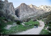 گردشگران در منطقه حفاظت شده چالابه - کرمانشاه