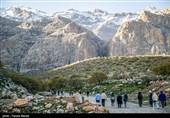 گردشگران در منطقه حفاظت شده چالابه - کرمانشاه
