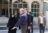 بازدید رییس سازمان سمپاد از مدرسه  آسیب‌دیده علامه حلی