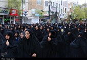 تشییع پیکر مطهر شهید محرمعلی خالقی - زنجان