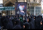 تشییع پیکر مطهر شهید محرمعلی خالقی - زنجان