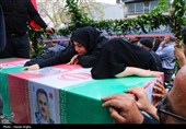 تشییع پیکر مطهر شهید محرمعلی خالقی - زنجان