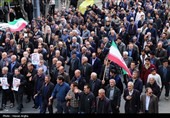 تشییع پیکر مطهر شهید محرمعلی خالقی - زنجان