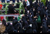 تشییع پیکر مطهر شهید محرمعلی خالقی - زنجان