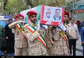 تشییع پیکر مطهر شهید محرمعلی خالقی - زنجان