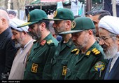 تشییع پیکر مطهر شهید محرمعلی خالقی - زنجان