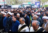 تشییع پیکر مطهر شهید محرمعلی خالقی - زنجان