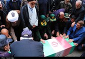 تشییع پیکر مطهر شهید محرمعلی خالقی - زنجان