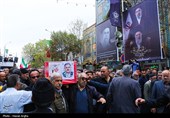 تشییع پیکر مطهر شهید محرمعلی خالقی - زنجان
