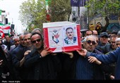 تشییع پیکر مطهر شهید محرمعلی خالقی - زنجان
