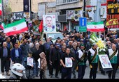 تشییع پیکر مطهر شهید محرمعلی خالقی - زنجان