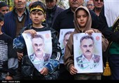 تشییع پیکر مطهر شهید محرمعلی خالقی - زنجان
