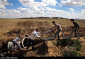 کول گذاری کانال قنات روستای عبدالملکی سبزوار