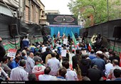 ادای احترام جامعه کارگری به رهبر شهید انقلاب