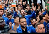 ادای احترام جامعه کارگری به رهبر شهید انقلاب