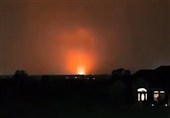 آتش‌سوزی مهیب پس از انفجار در اسپرینگ‌تاون ایالت تگزاس