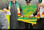 کاروان رضوی در جوار مزار شهدای گمنام