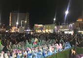 برگزاری جشن تکلیف 700 دختر پایه سوم در اجتماع شبانه بوشهر+تصاویر