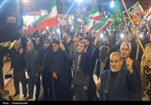 تصویری از وحدت مردم کهگیلویه در پنجاه‌وهفتمین تجمع شبانه