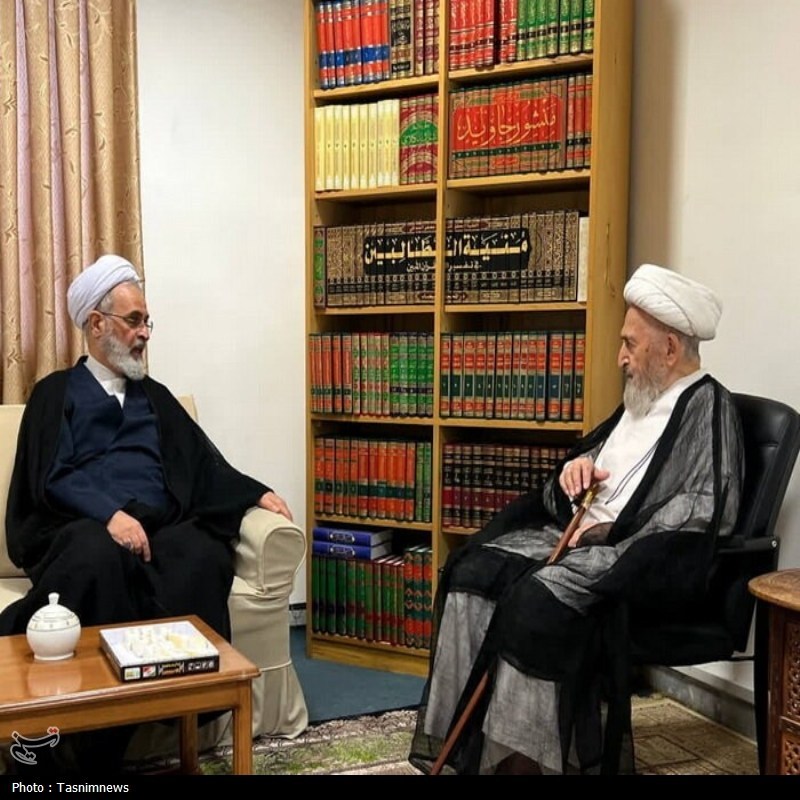 آیت الله اعرافی , آیت الله سبحانی , اخبار استان قم , حوزه علمیه , 
