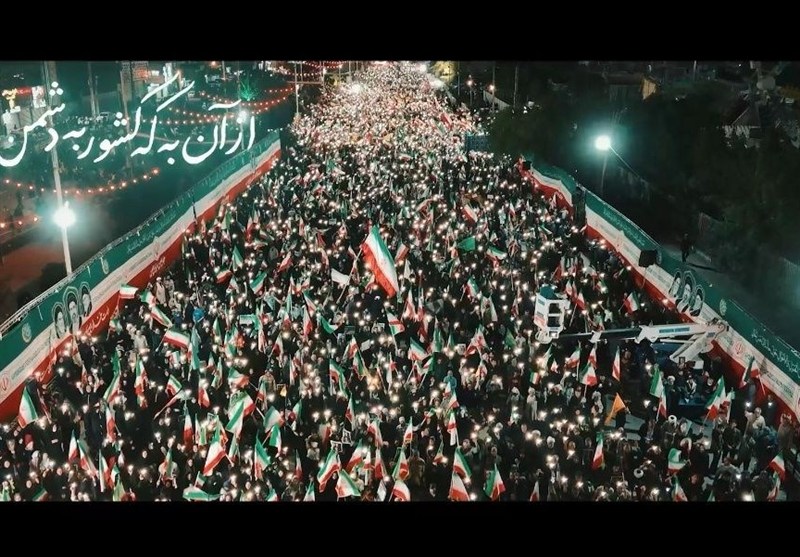 مردم پرشور اهواز، یکصدا در دفاع از آرمان‌های انقلاب