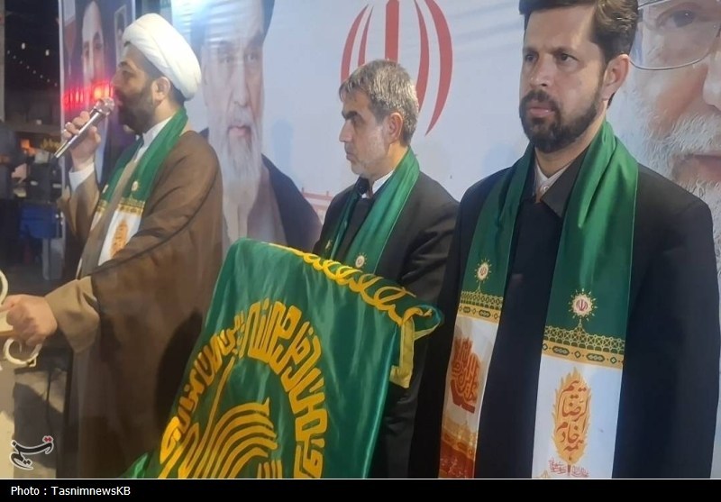 کهگیلویه زیر سایه پرچم حرم امام رضا(ع) غرق نور شد