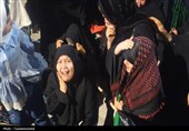 پرچم رضوی بر فراز کهگیلویه؛ باران و اشک شوق مردم