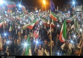 پرچم رضوی بر فراز کهگیلویه؛ باران و اشک شوق مردم