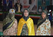 پرچم رضوی بر فراز کهگیلویه؛ باران و اشک شوق مردم