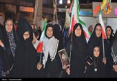 پرچم رضوی بر فراز کهگیلویه؛ باران و اشک شوق مردم