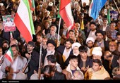 طنین وحدت در خیابان جمهوری یاسوج؛تجدید بیعت مردم با رهبر انقلاب+تصاویر