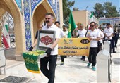 کاروان دوندگان «جاده ولایت» به بردسکن رسید