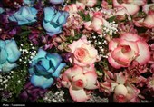 گل‌آرایی ضریح اخت‌الرضا(س)