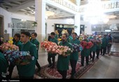 گل‌آرایی ضریح اخت‌الرضا(س)