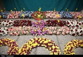 گل‌آرایی ضریح اخت‌الرضا(س)