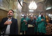 گل‌آرایی ضریح اخت‌الرضا(س)
