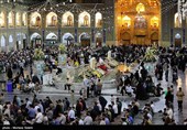 حال و هوای حرم مطهر رضوی در آستانه میلاد امام رضا (ع)