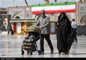 حال و هوای حرم مطهر رضوی در آستانه میلاد امام رضا (ع)