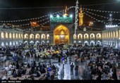 حال و هوای حرم مطهر رضوی در آستانه میلاد امام رضا (ع)