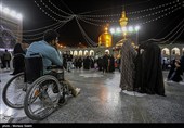 حال و هوای حرم مطهر رضوی در آستانه میلاد امام رضا (ع)