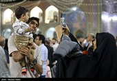 حال و هوای حرم مطهر رضوی در آستانه میلاد امام رضا (ع)