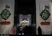 حال و هوای حرم مطهر رضوی در آستانه میلاد امام رضا (ع)
