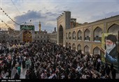 حال و هوای حرم مطهر رضوی در آستانه میلاد امام رضا (ع)