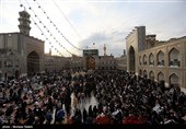 حال و هوای حرم مطهر رضوی در آستانه میلاد امام رضا (ع)
